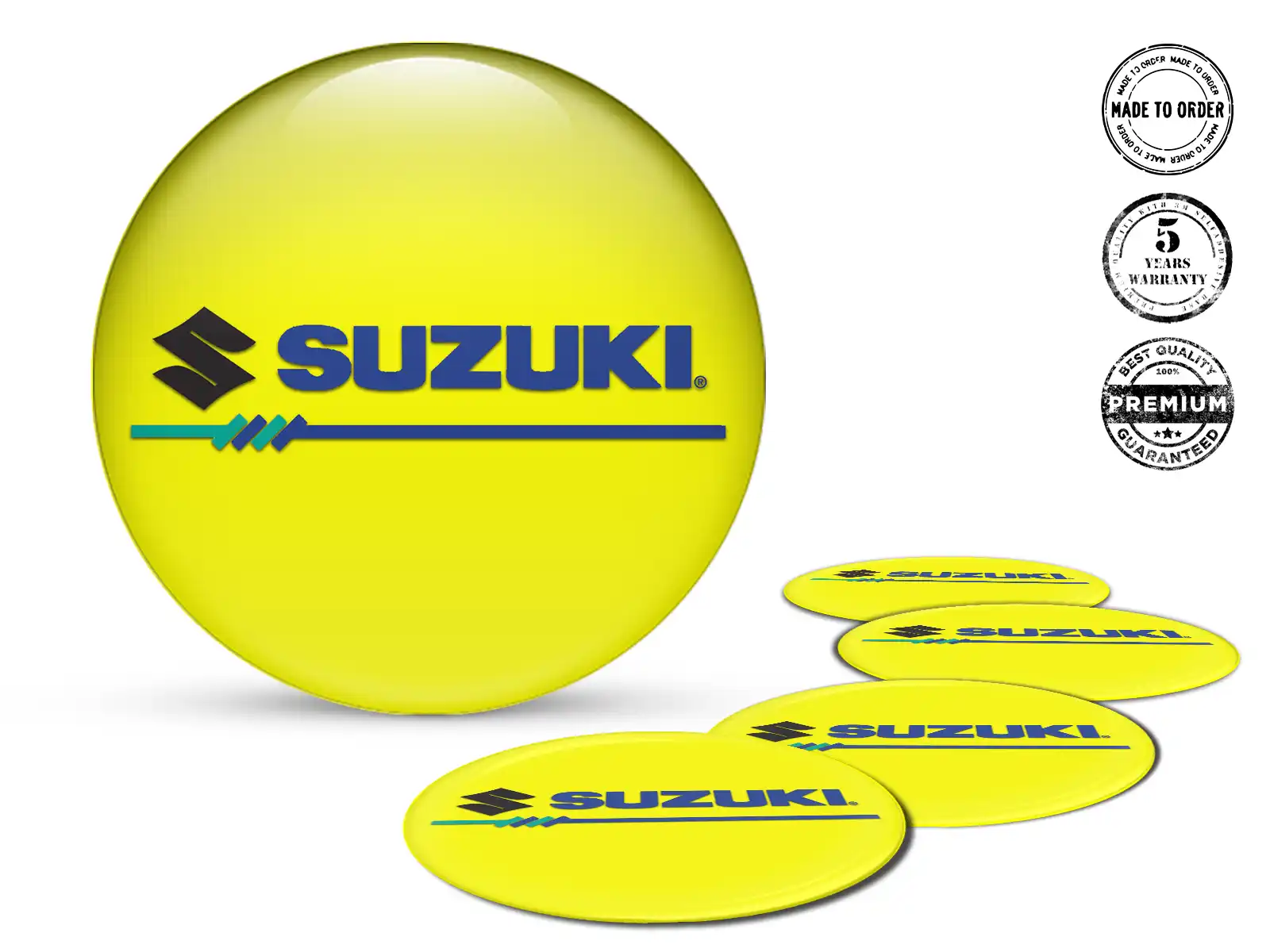 Suzuki Radplaketten Stil Individuelles Dome-Design